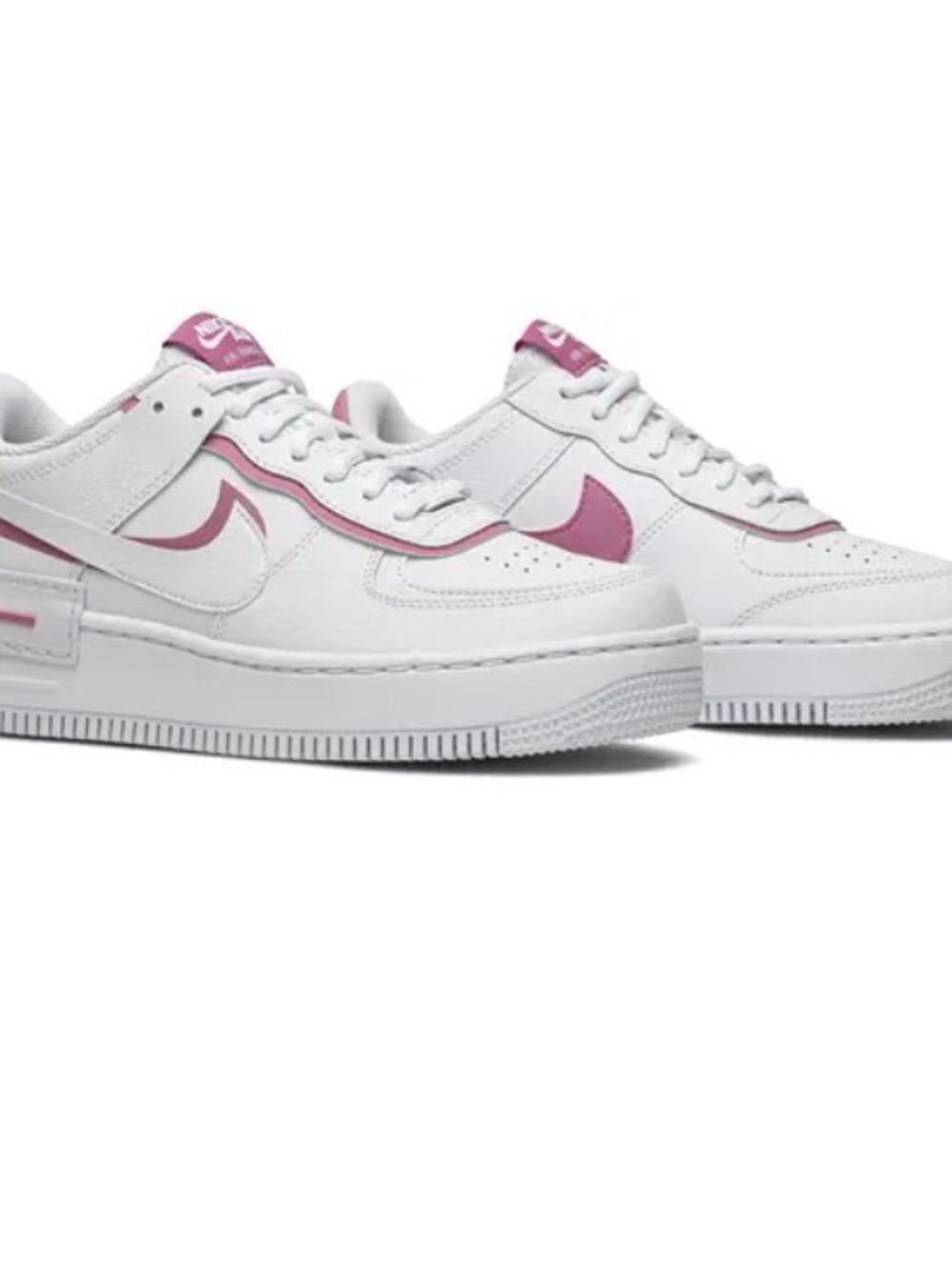 Nike Air Force One Shadow  Flamingo Pink Low-Top Sneakers Size 7,5